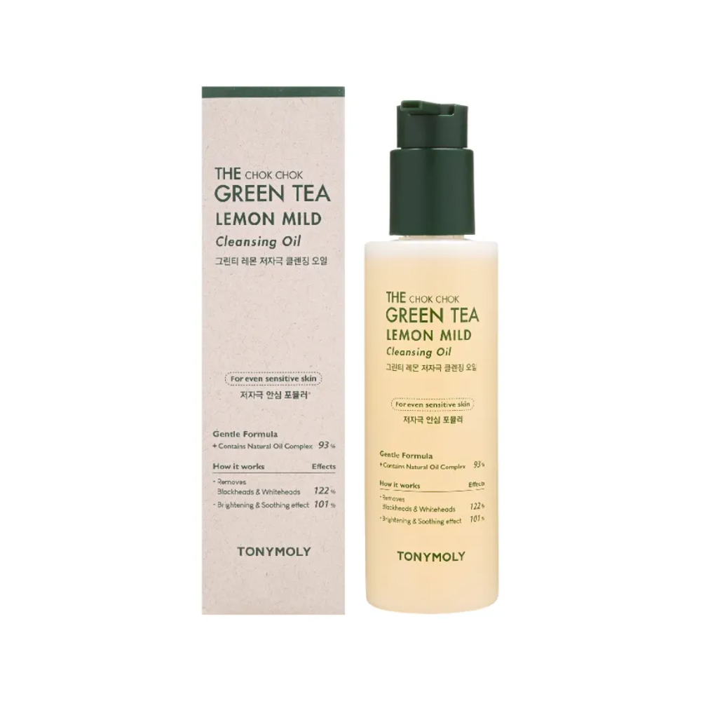 The Chok Chok Green Tea Lemon Mild Cleansing Oil