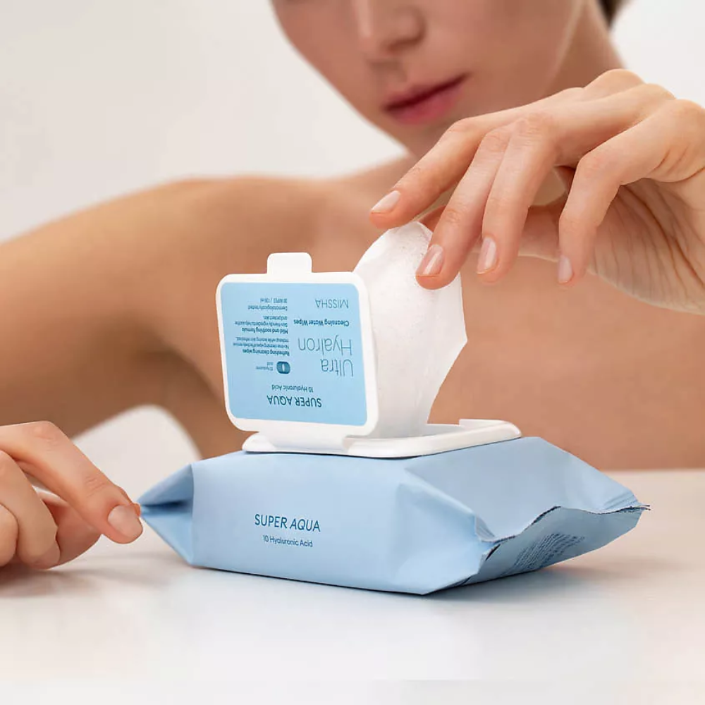 Super Aqua Ultra Hyalon Cleansing Water Wipes