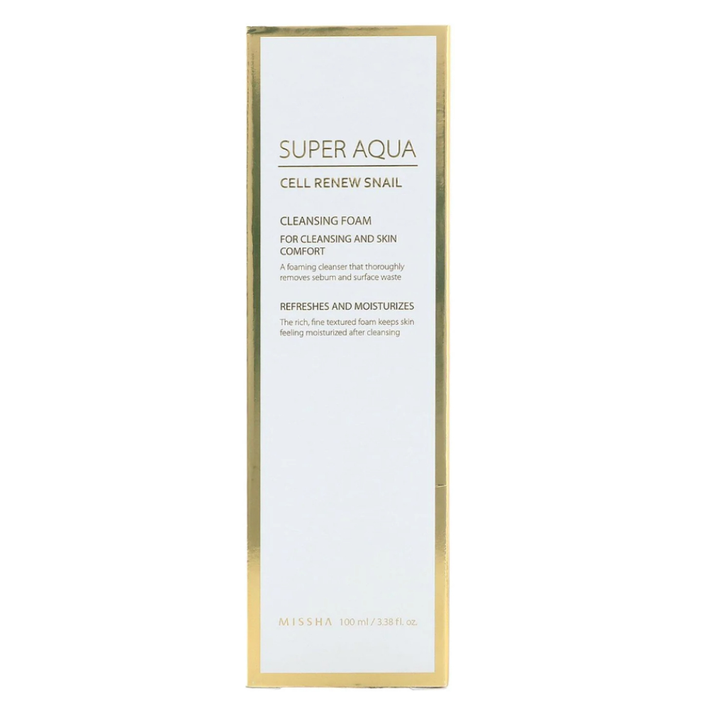 Super Aqua Cell Renew Snail Cleansing Foam